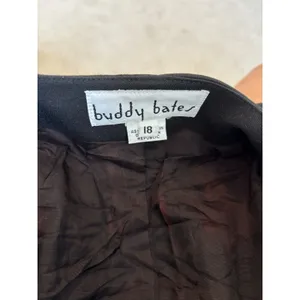 Vintage Buddy Bates Black Blazer with Gold Crest Buttons Sz‎ 18 thumbnail 5
