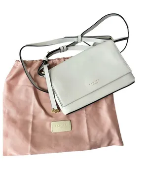 Radley London Pearl white leather crossbody with dust bag thumbnail 1