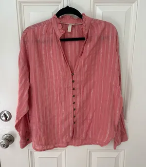 Anthropologie | Pilcro Tavi Buttondown Blouse Size Small thumbnail 1