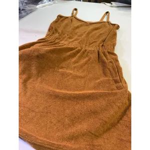 Offline By Aerie Terry Cloth Coverup/dress Burnt Orange Sz S F68 thumbnail 6