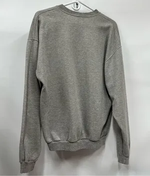 Vtg Jerzees Gray Bear Graphic large Crewneck Sweater USA American flag colorpop thumbnail 9