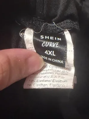 SHEIN Black Lace-Inset Flared Leggings thumbnail 3