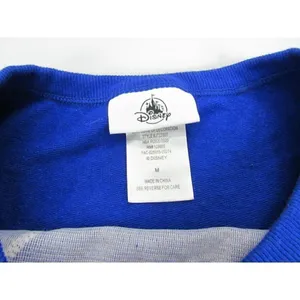 Spirit Jersey Walt Disney World Blue Womens Medium Shirt‎ Long Sleeve Silver Spellout thumbnail 4