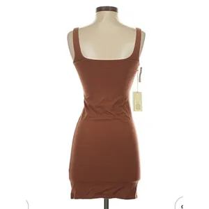 Wilfred Lydia Brown Ruched Mini Dress Bodycon‎ Small Petite Coquette Minimalist thumbnail 7