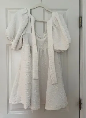Free People Mini Dress White thumbnail 1