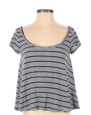 Kimchi Blue small striped T-shirt thumbnail 1