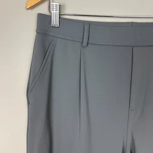Halara High Waisted Pocket Straight Leg Work Pants Womens‎ PL Petite Large Gray thumbnail 6