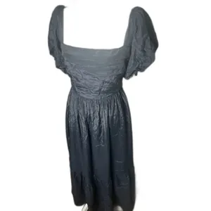 Abercrombie & Fitch Emerson Drama Bow-Back Black Maxi Dress Size Small NWT thumbnail 7