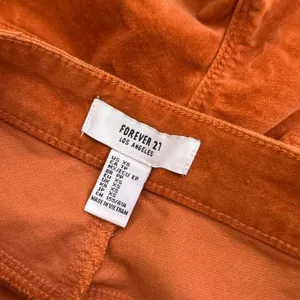 Forever 21 Burnt Orange High Rise Corduroy Pants Size‎ XS Retro BOHO Skinny thumbnail 6