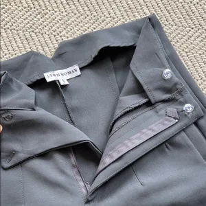 High-Rise Navy Women's Tapered Dress Pants thumbnail 8