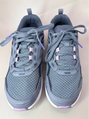 Athletic Shoes Women’s 7.5 Gray Purple Skechers Go Run Consistent Mesh thumbnail 1
