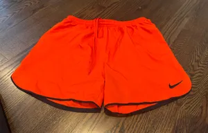 Nike dri/fit slim fit Vibrant Orange Sports Shorts thumbnail 1