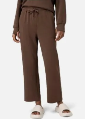 Colorfulkoala High Waisted Soft Drawstring Velvra Modal Sweatpants Brown Medium thumbnail 1