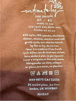 Free People One Shoulder Bodysuit Women's Size M Seamless No Excuse Brown NWT thumbnail 6