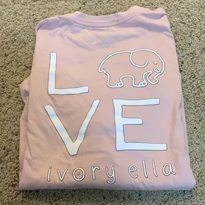 Pink long sleeve Ivory + Ella Shirt thumbnail 1
