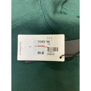 Gold Hinge Womens Mock Neck Tank Sweatshirt Hunter Green GH248-HUN Size L NWT thumbnail 6