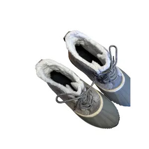 Sorel Women Out 'N About Felt boots Gray waterproof rubber fleece lining Size 9 thumbnail 4