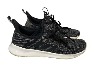 Adidas Cloudfoam‎ Pure Running Shoes Black DB0694 Low Top Lace Up Women's 6.5 thumbnail 1