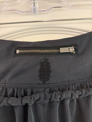 Free People Downtown Sandwashed Pants Jogger Washed Black Small thumbnail 7