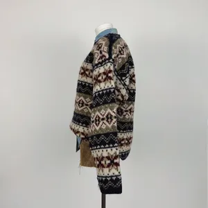 Vintage 80’s Abercrombie Pure Wool Fair-Isle Crewneck Knit “The Big Sweater” M thumbnail 5