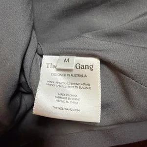 The Wolf Gang Inka Vest Top Women S Ash Grey Halter Gold Daisy Buttons Blouse thumbnail 3