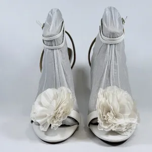 I.N.C. International Concepts Size-9M Harvina Flower Heels Preppy‎ White thumbnail 5