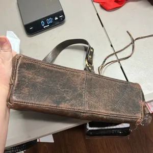 Noni Bossi brown leather hobo‎ bag thumbnail 11
