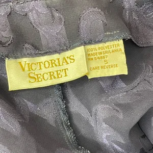 Victoria's Secret Vintage Y2K Babydoll Dark Blue Chemises Top with Bow Size S‎ thumbnail 4