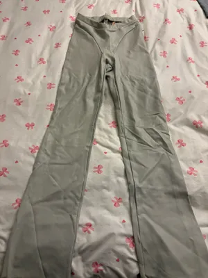 SKIMS NWT faux leather bootcut pant thumbnail 1