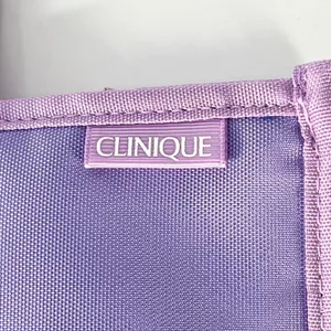 Clinique MakeUp Cosmetic Travel Carry Tote Bag Storage Lavender Purple New thumbnail 4
