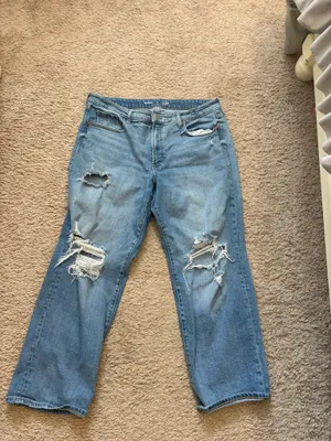 Old navy high rise OG loose ripped jeans thumbnail 2