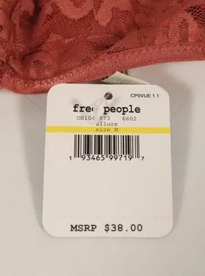 Free People NWT  Toni Bralette Size Medium thumbnail 3