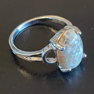 Brown potato gemstone ring size 8.5 thumbnail 2