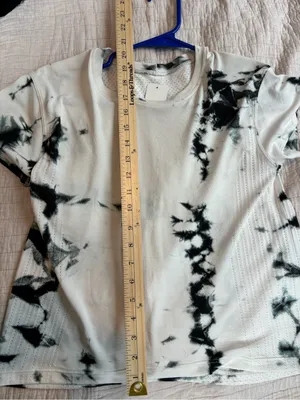 Lululemon Swiftly Tech Short Sleeve 2.0 Tie Dye Marble Black White Crew Neck Tee thumbnail 5