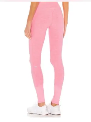 ALO Yoga Alosoft High-waist Lounge Pink Leggings size S thumbnail 2