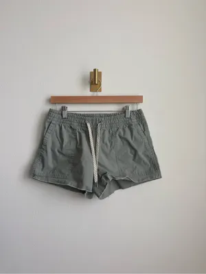 Vuori Vintage Ripstop Shorts Raw Hem Gray DuraTerra Women's XS thumbnail 2