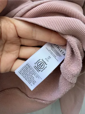Athleta Balance Hoodie XS Dusty Pink Modal Pullover Sweatshirt thumbnail 4