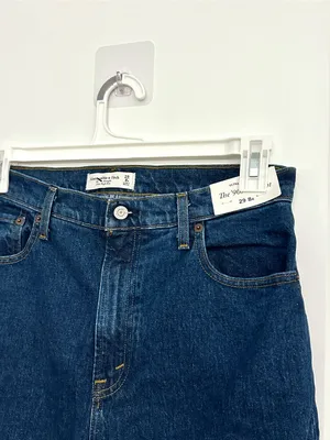 Abercrombie‎ & Fitch The 90s Straight Jean Ultra High Rise Curve Love Size 8/29R thumbnail 7