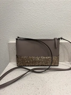 Kate Spade Greta Court Ramey Cityscape Glitter Crossbody Bag Women’s Purse EUC thumbnail 5