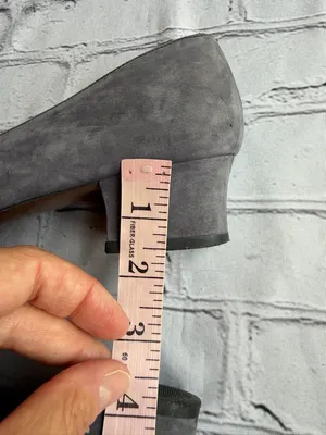 Vintage 1980s Laura Ashley Blue Suede Pumps Made In Italy Size 38 Cottage Core thumbnail 2