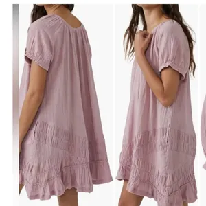 NWT FREE PEOPLE ENDLESS SUMMER SO SCENIC MINI DRESS Mauve Zephyr thumbnail 4