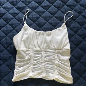 Princess Polly White Sheer Crop Top thumbnail 2