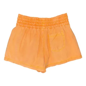 Aerie Babewatch High Waisted Shorts Small Peach Orange Pull On Summer Smocked thumbnail 3