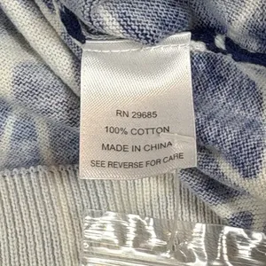 Pendleton Blue White Cardigan Sweater Button Up Size M Women's thumbnail 5