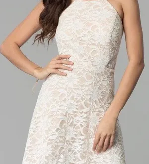 Lace White Dress thumbnail 1