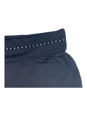 Motionwear ⍟ Roll Down Dance Gymnastics Short Shorts ⍟ Black Rhinestone ⍟ Small thumbnail 5