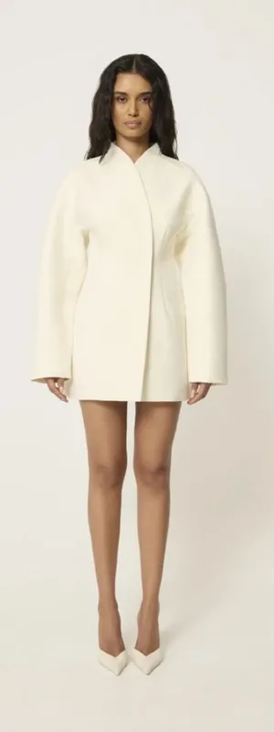khy | Tailored Mini Dress White Size XS thumbnail 1