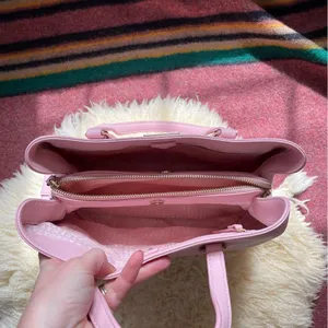 Like New Kate Spade Laurel Way Evangelie Rose Jade Saffiano leather medium thumbnail 6