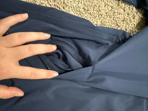 Nike windbreaker quarter zip navy blue  thumbnail 4