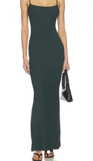 Skims Green Bodycon Dress thumbnail 2